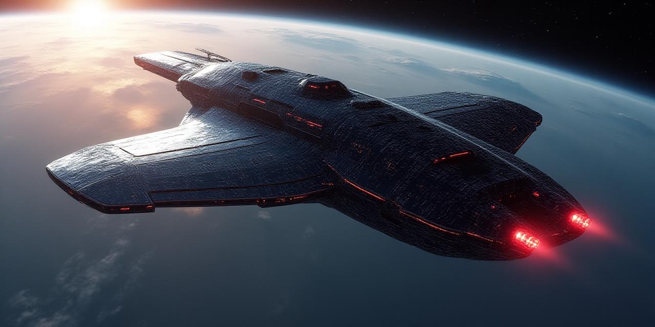 Vaisseau spatial utilisant les textiles composites de Étoile Filante Textiles